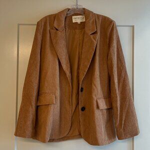 Promesa (VICI), Size M, Brown Corduroy Blazer